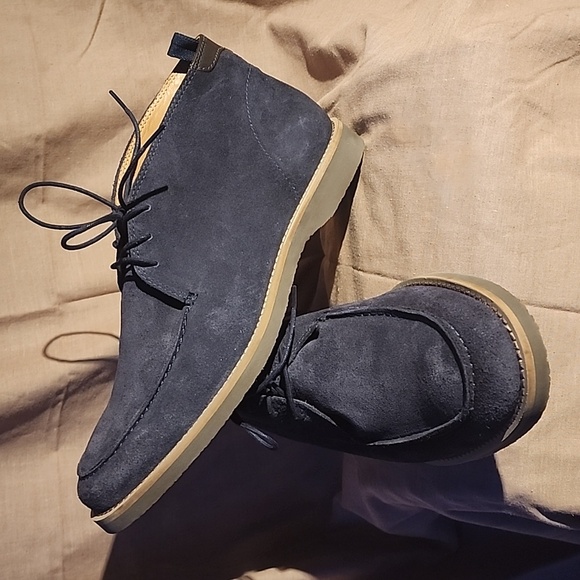 Flag Ltd blue suede chukka boot - Picture 1 of 9